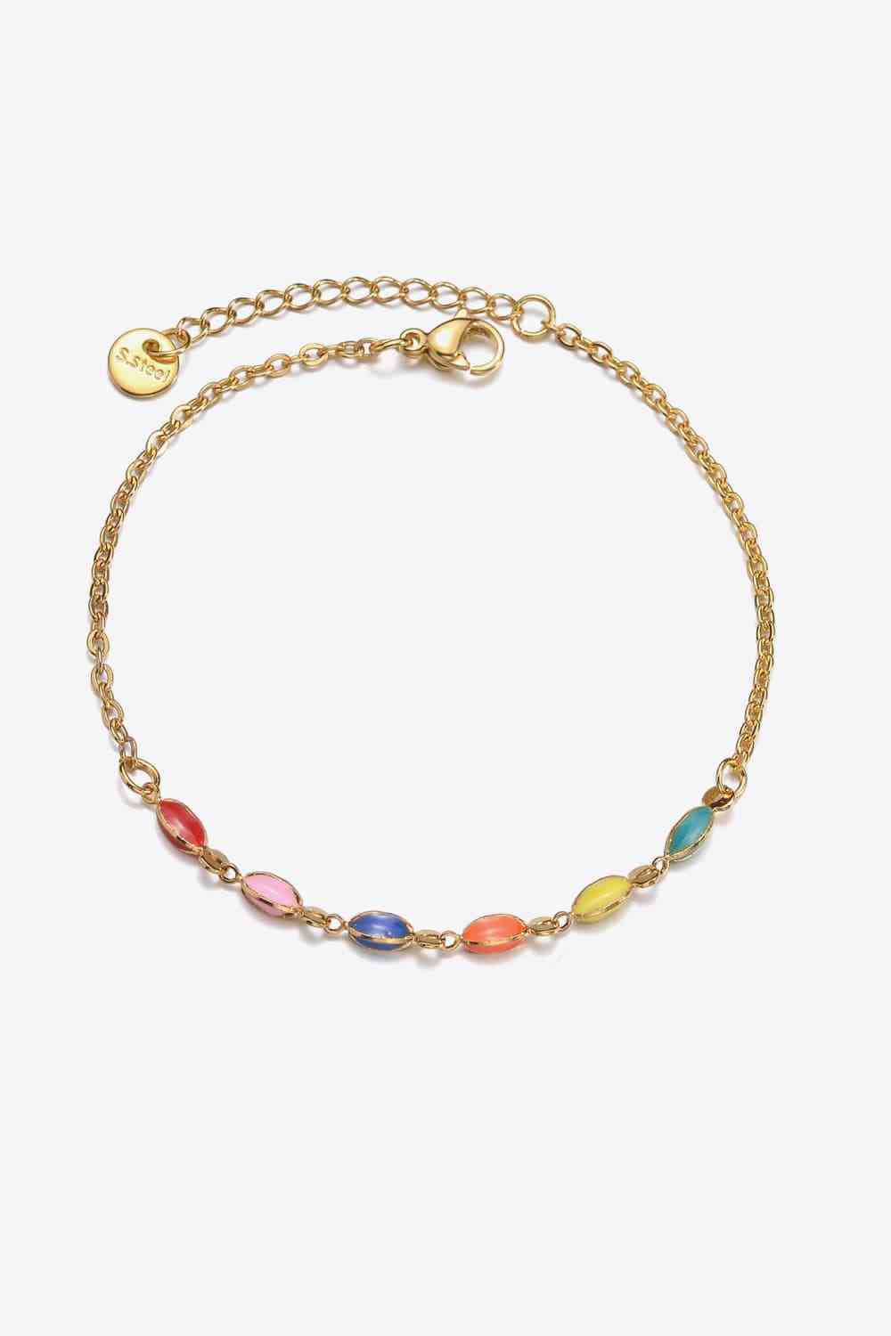 Multicolored Stainless Steel Bracelet