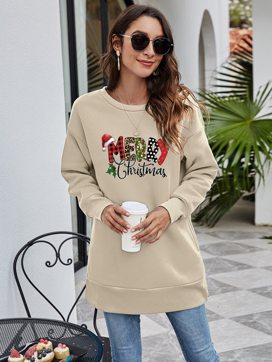 MERRY CHRISTMAS Graphic Sweatshirt