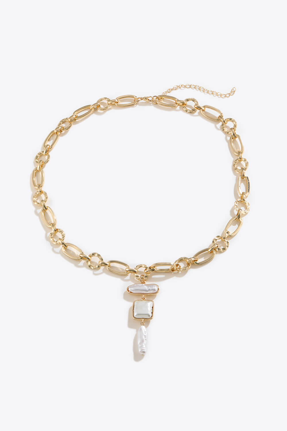 Freshwater Pearl Chunky Chain Necklace