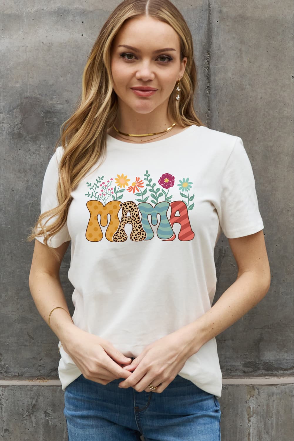 Simply Love Full Size MAMA Graphic Cotton Tee