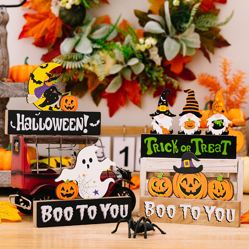 Assorted 2-Piece Halloween Element Ornaments