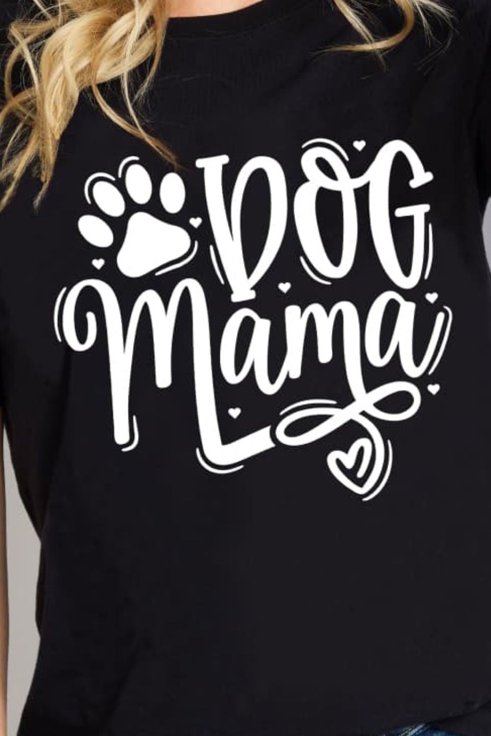 Simply Love Simply Love Full Size DOG MAMA Graphic Cotton T-Shirt