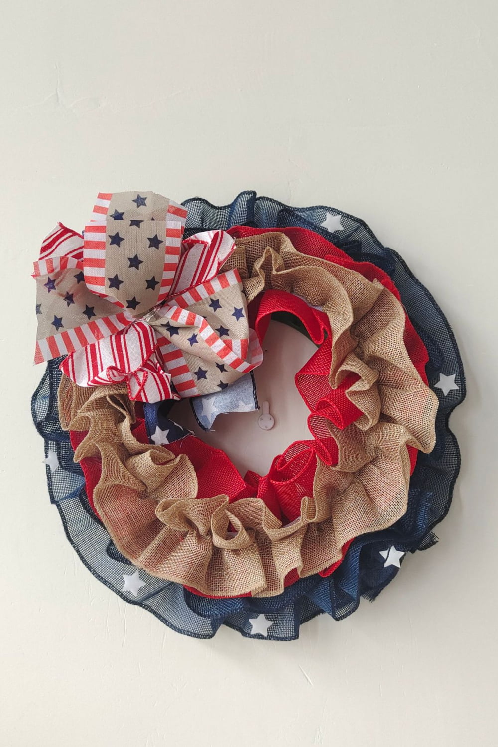 Independence Day Knit Wall Wreath