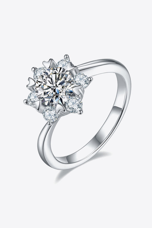 1 Carat Moissanite Zircon Ring