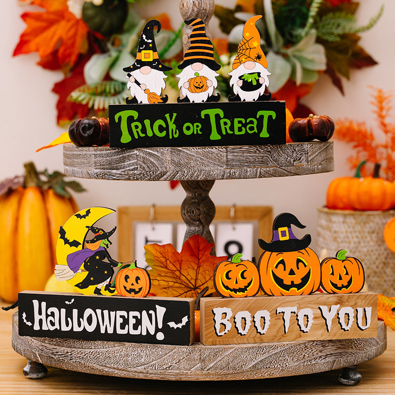 Assorted 2-Piece Halloween Element Ornaments