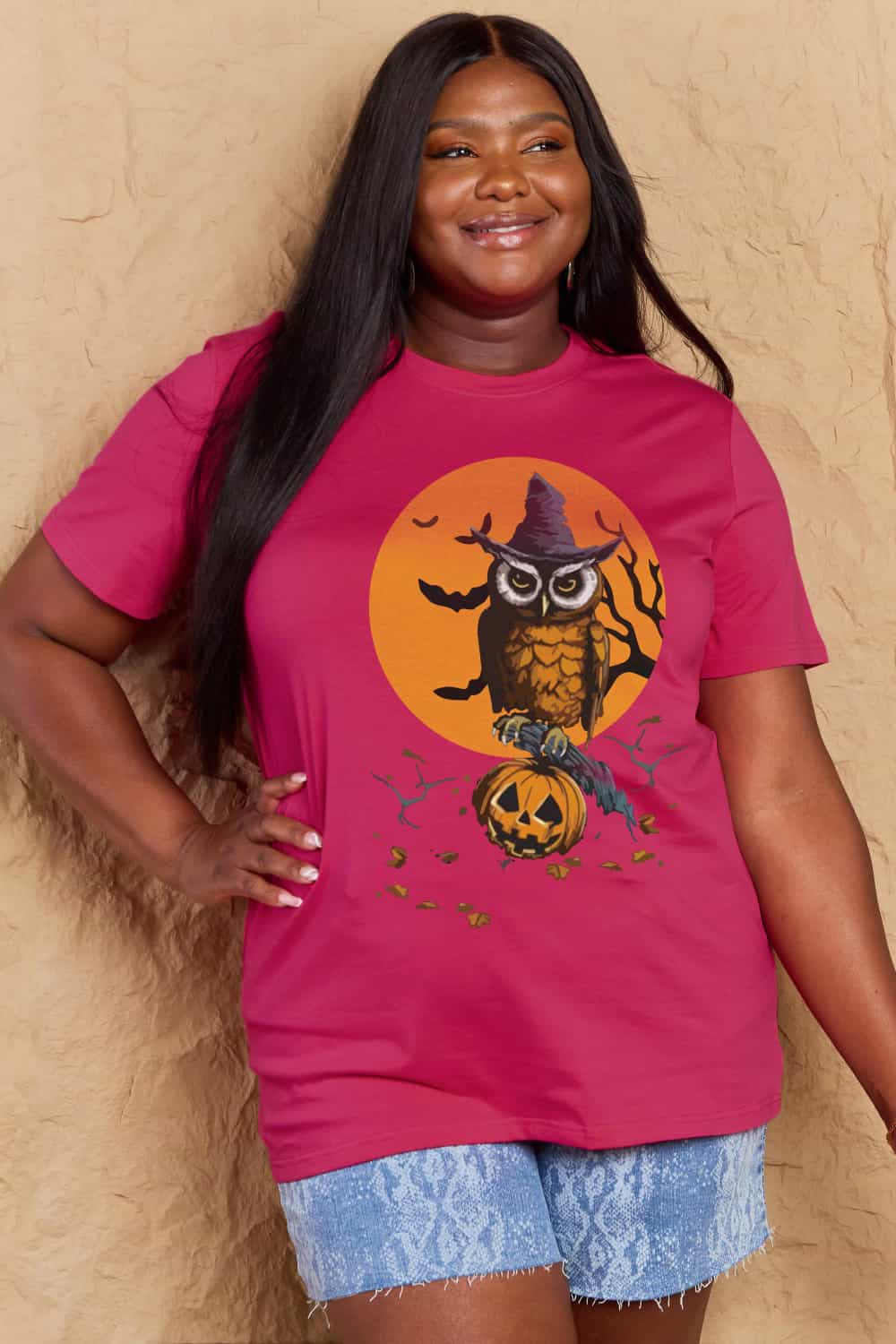 Simply Love Full Size Holloween Theme Graphic Cotton T-Shirt