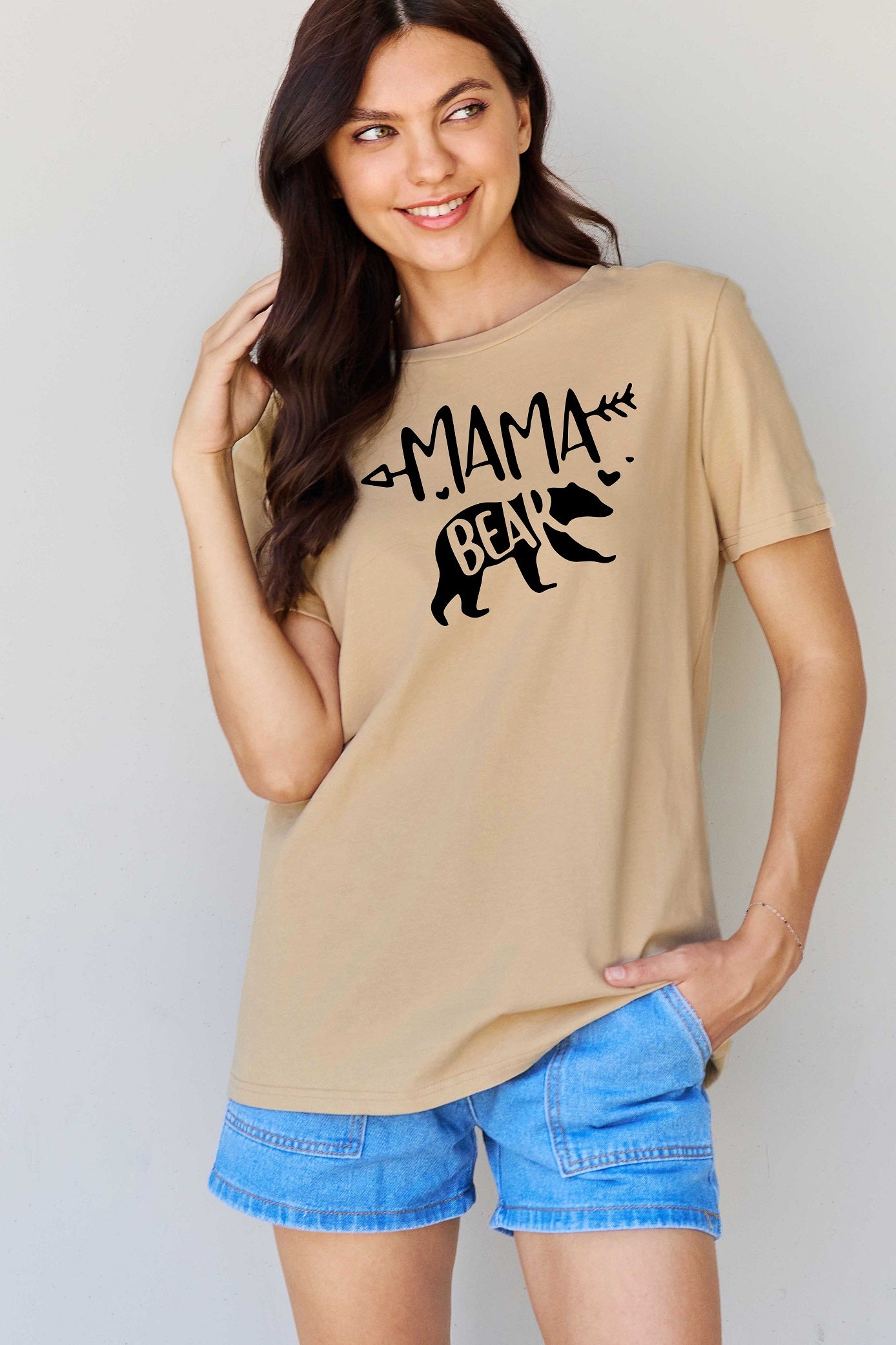 Simply Love Full Size MAMA BEAR Graphic Cotton T-Shirt