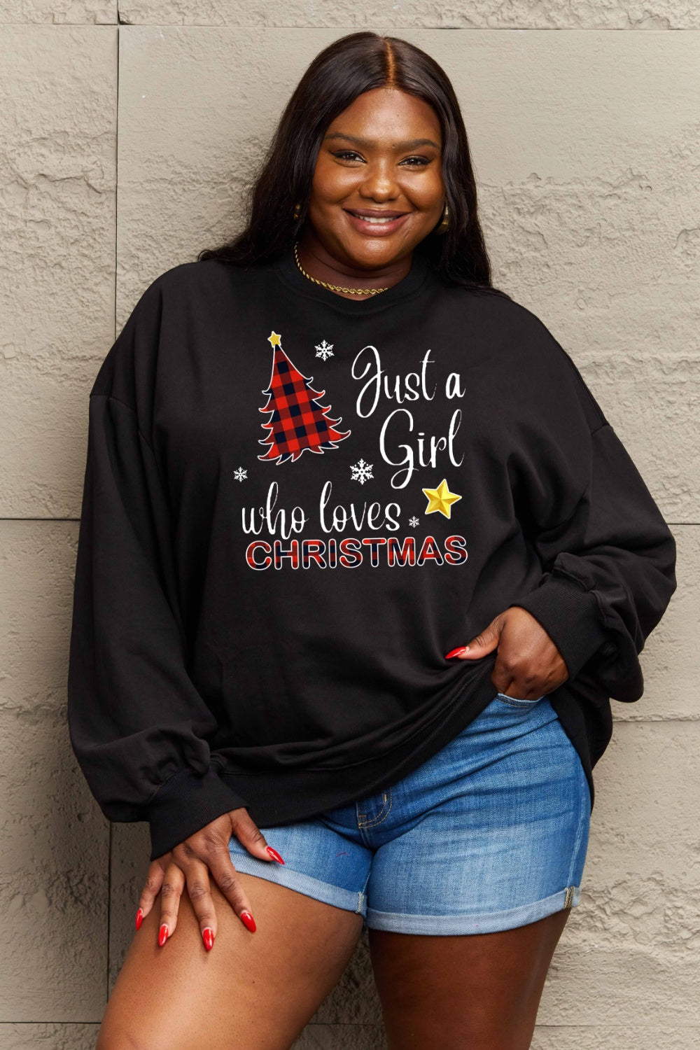 Simply Love Full Size Graphic Sweatshirt