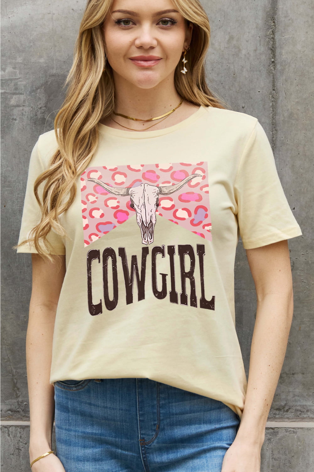 Simply Love Simply Love Full Size COWGIRL Graphic Cotton Tee