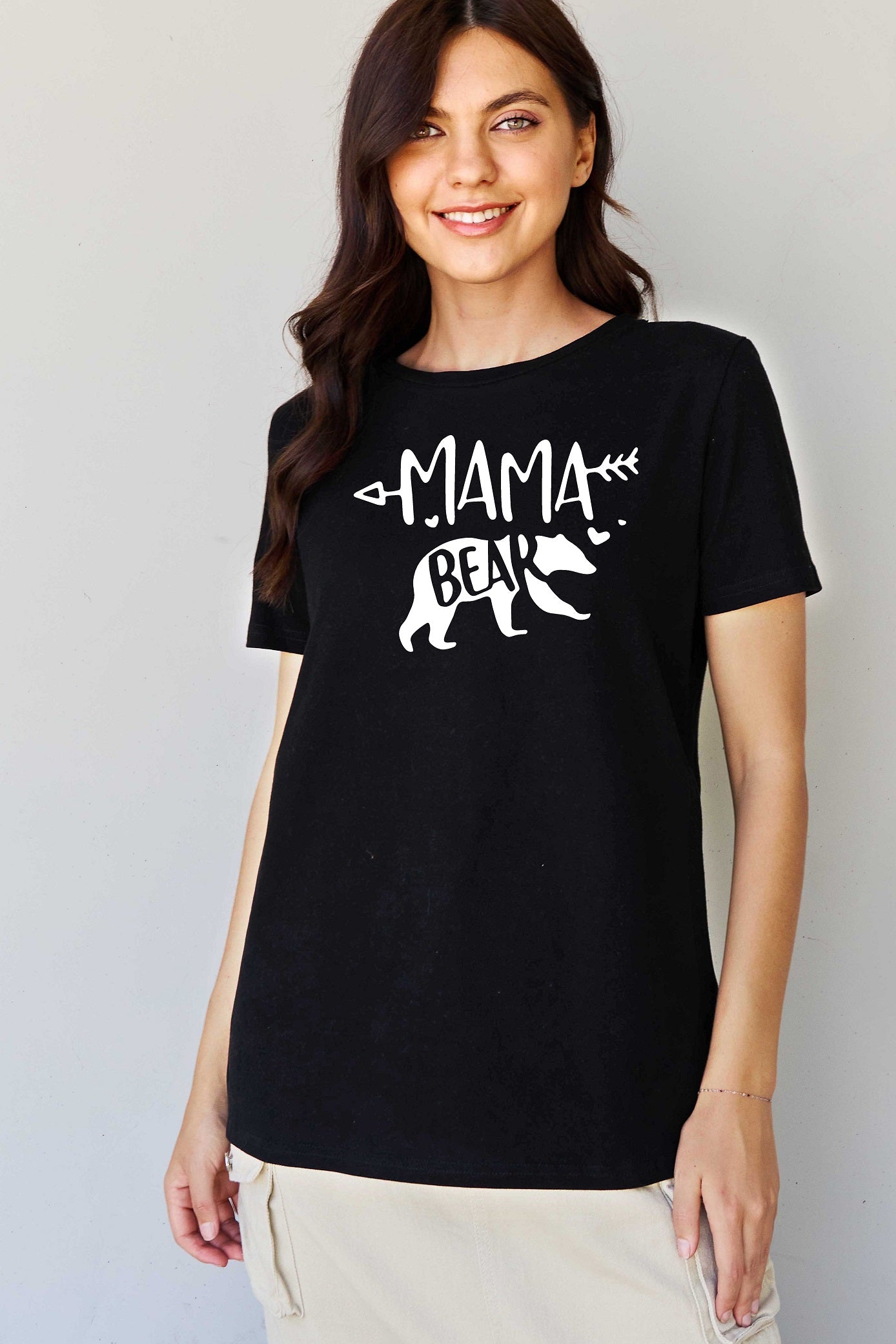 Simply Love Full Size MAMA BEAR Graphic Cotton T-Shirt