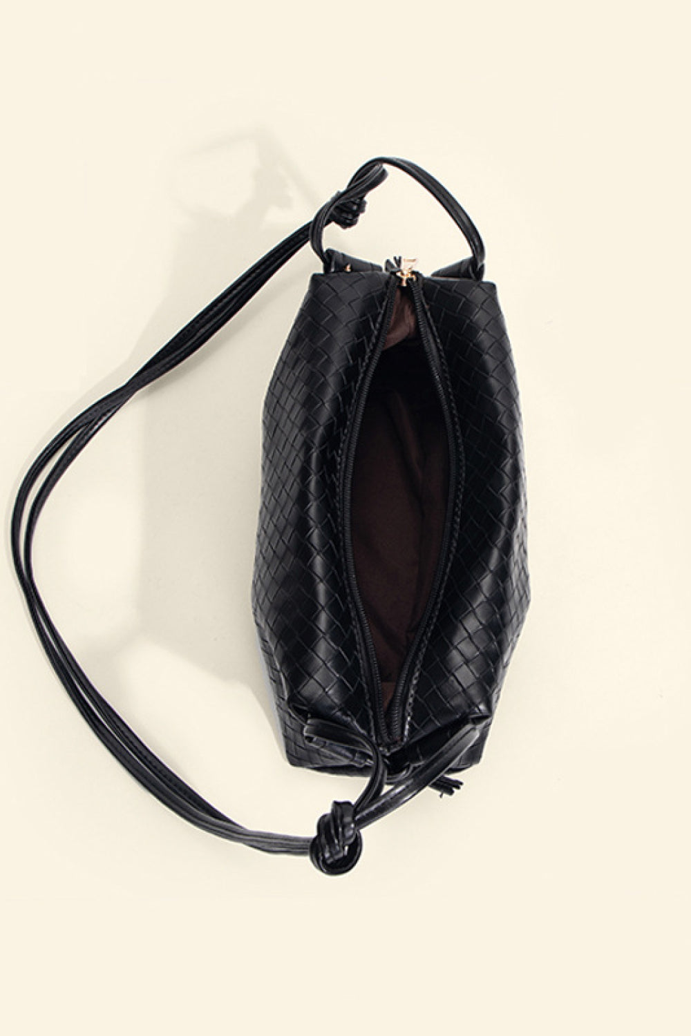 PU Leather Knot Detail Shoulder Bag