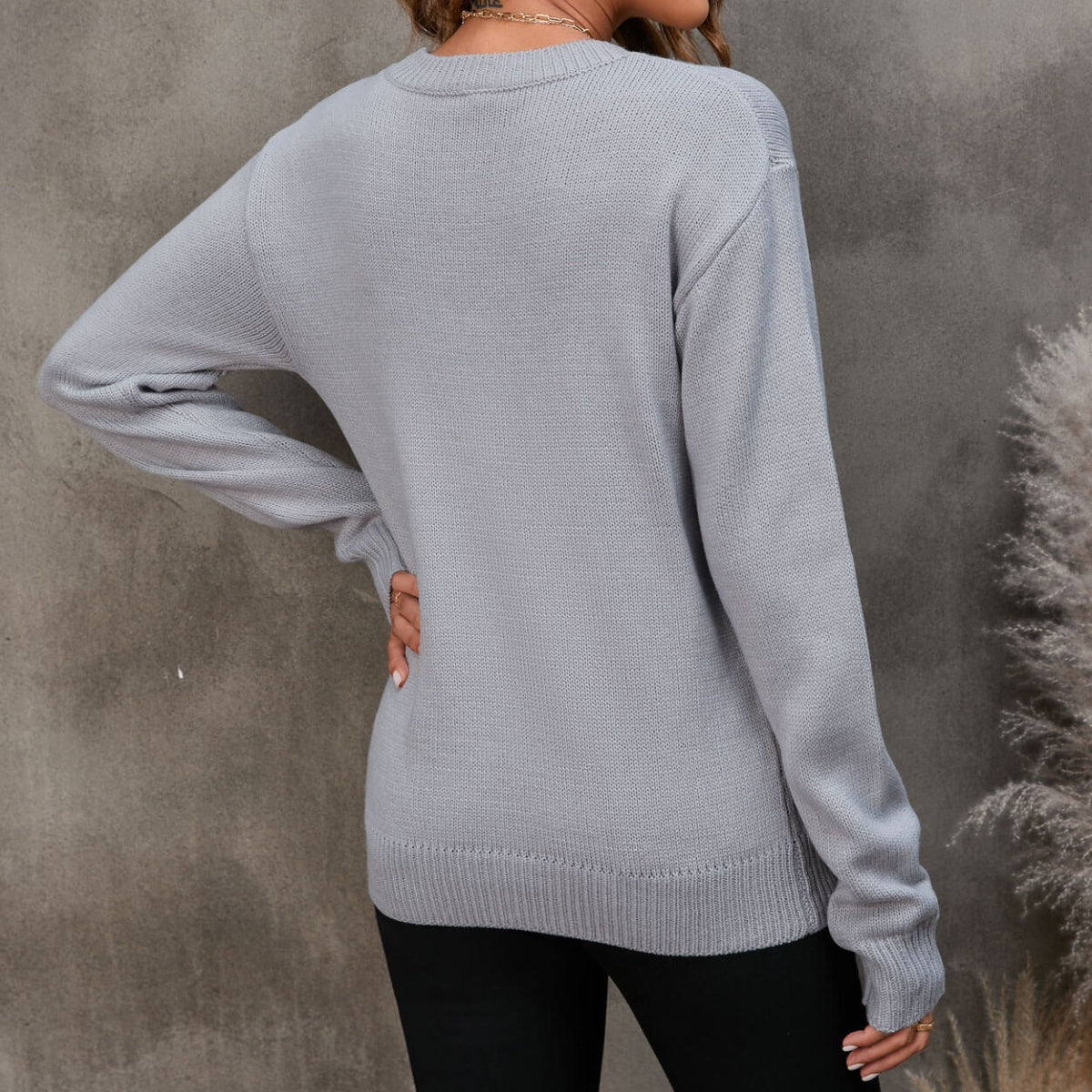 LOVE Round Neck Sweater