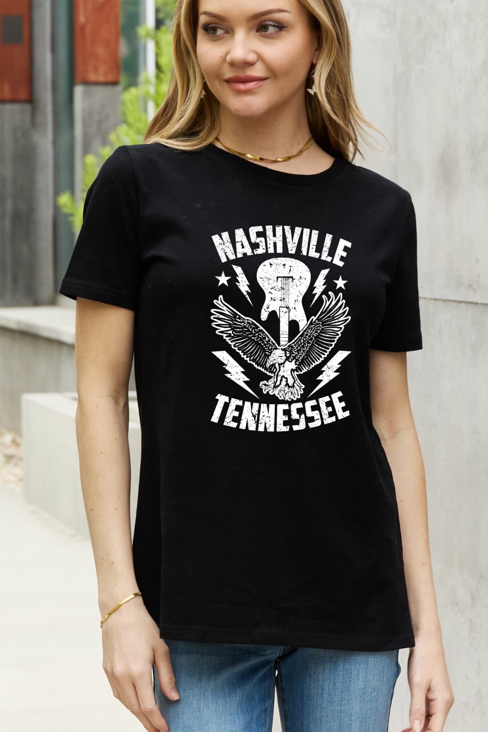 Simply Love Simply Love Full Size NASHVILLE TENNESSEE Graphic Cotton Tee