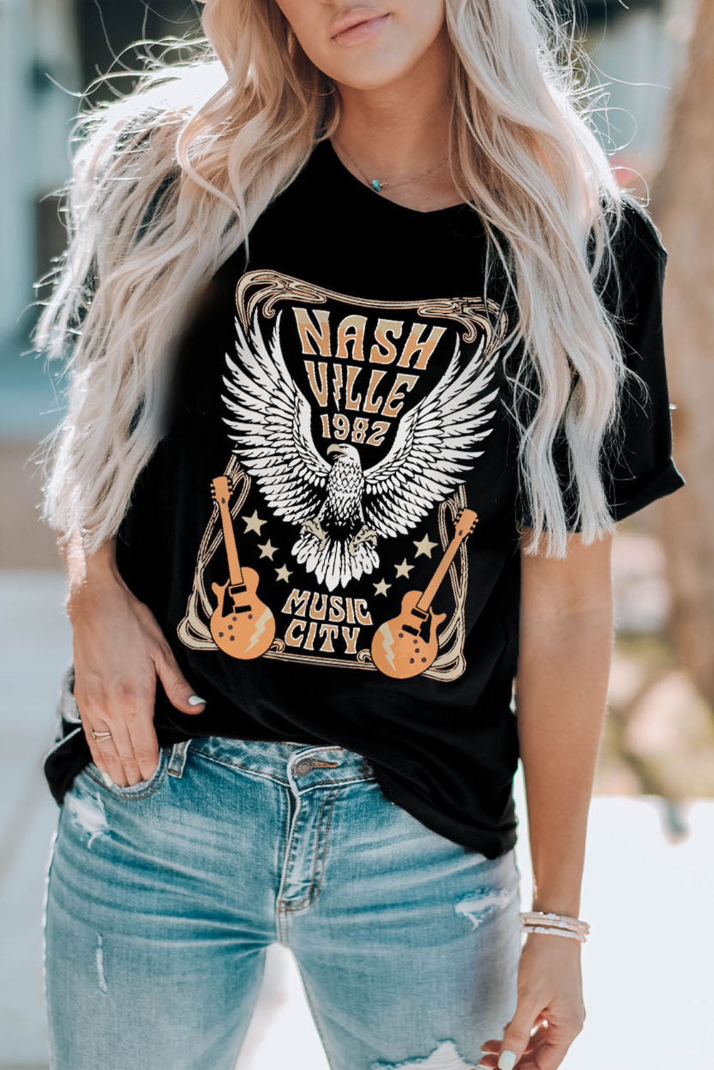 NASHVILLE 1982 MUSIC CITY Tee