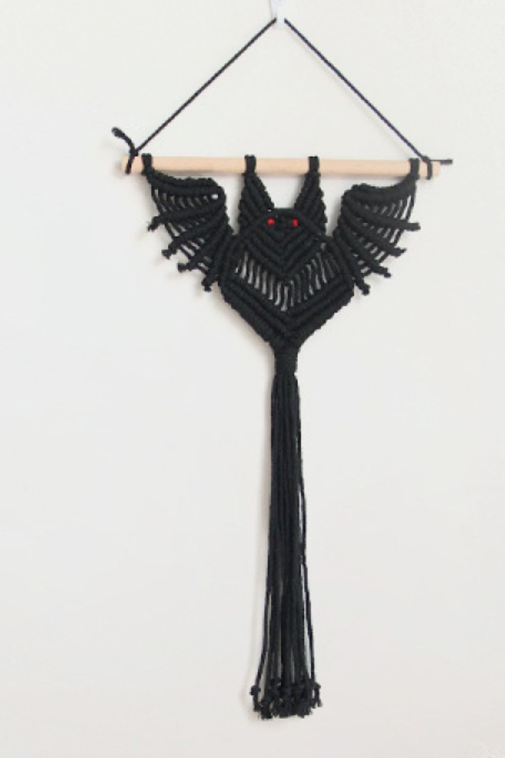 19.7" Bat Macrame Wall Plant Hanger