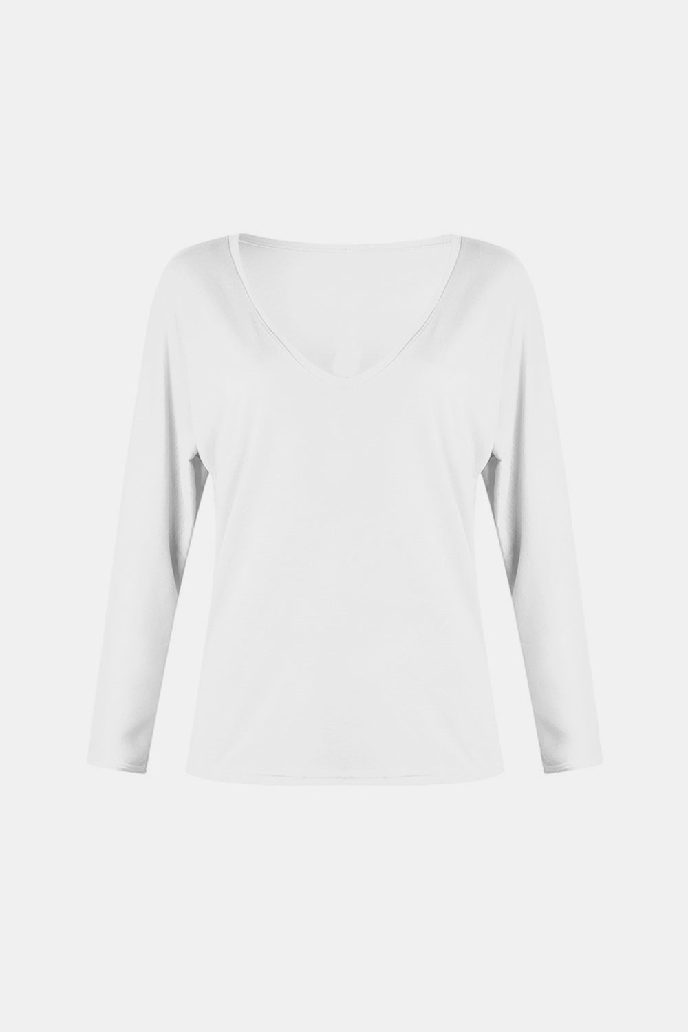 V-Neck Long Sleeve T-Shirt