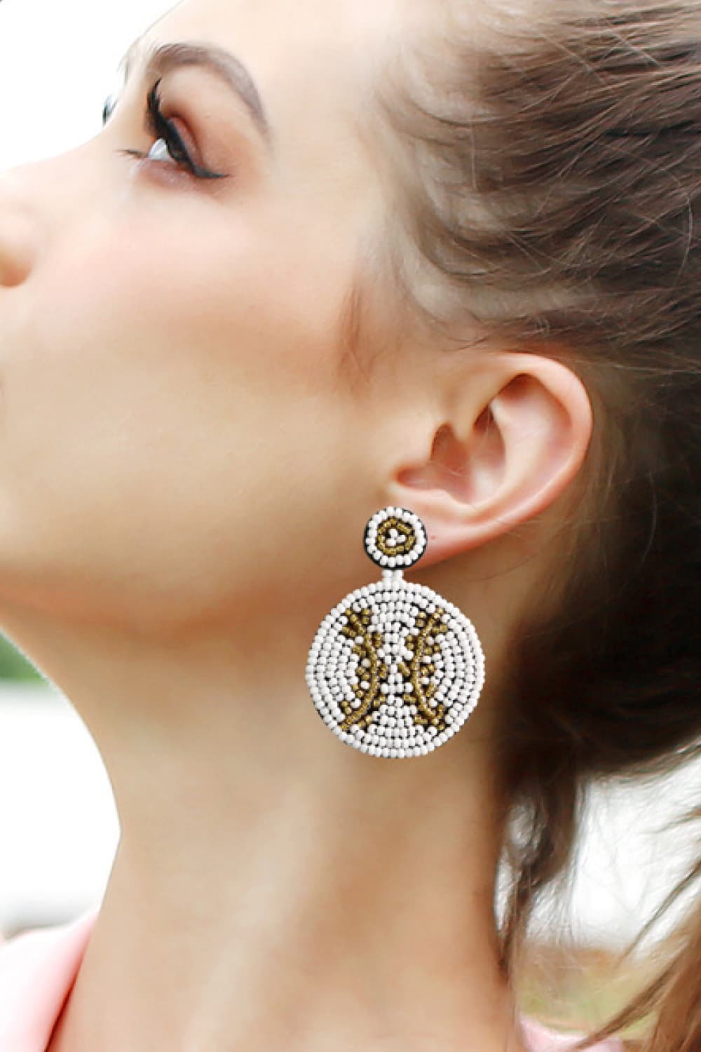 Round Shape Dangle Earrings