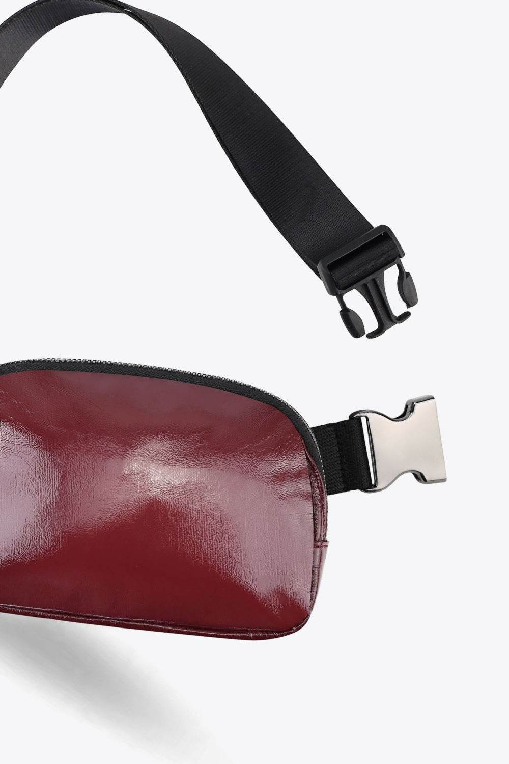 PU Leather Adjustable Strap Sling Bag